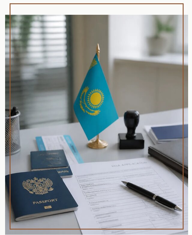 Оформление визы в Казахстан для поездки и работы в Волхове