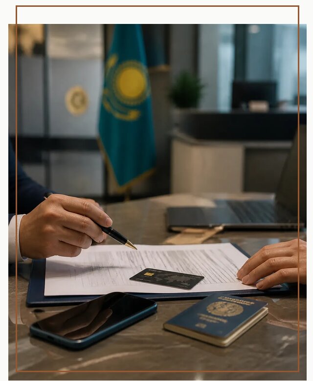 Открытие счета и банковской карты в Казахстане в Волхове